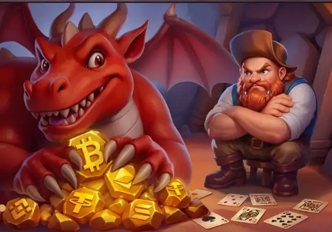Dragonia Casino live casino dealers in dragon-themed gold and blue studio